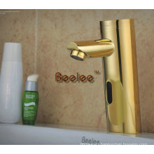 Gold Finish Automatic Sensor Faucet (Qh0106g)